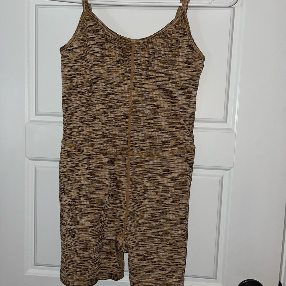 JoyLab Brown Knit Jumpsuit